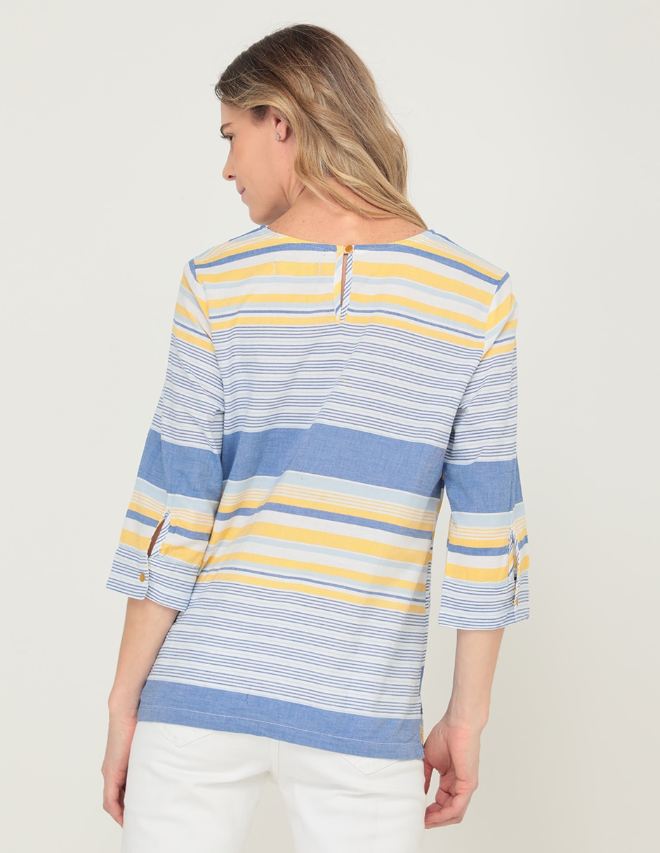Blusa manga 3/4 para mujer 2