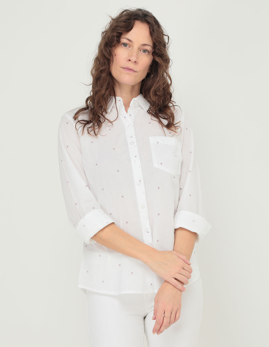 Blusa Weekend manga larga para mujer