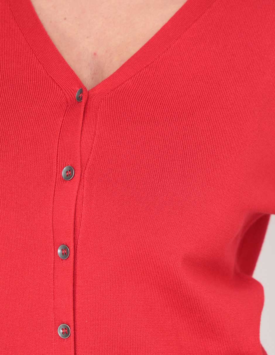 Suéter cuello v para mujer 4