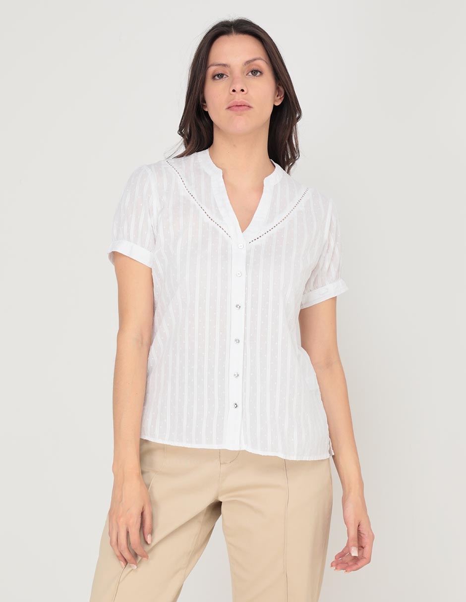 Blusa Weekend manga larga para mujer