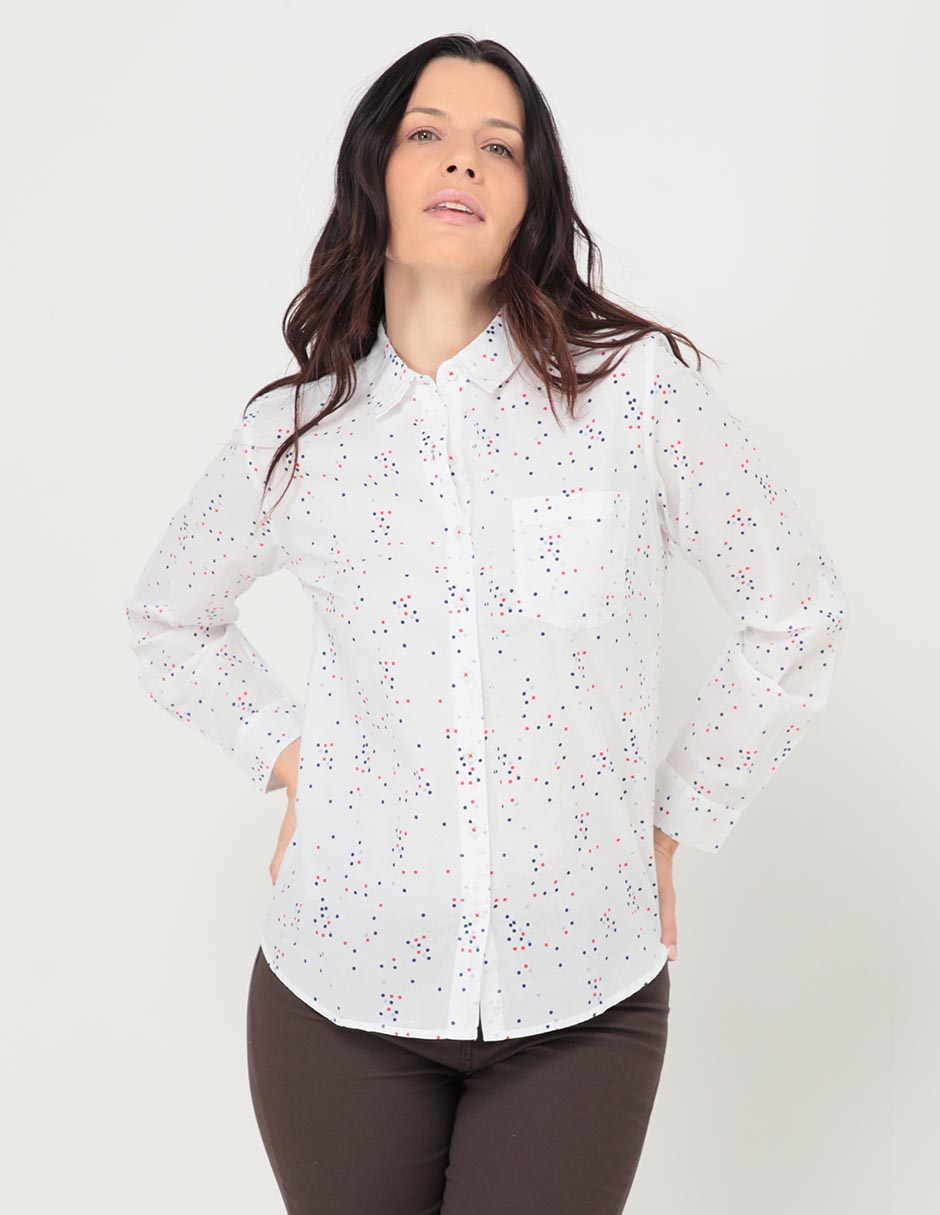 Blusa Weekend manga larga para mujer