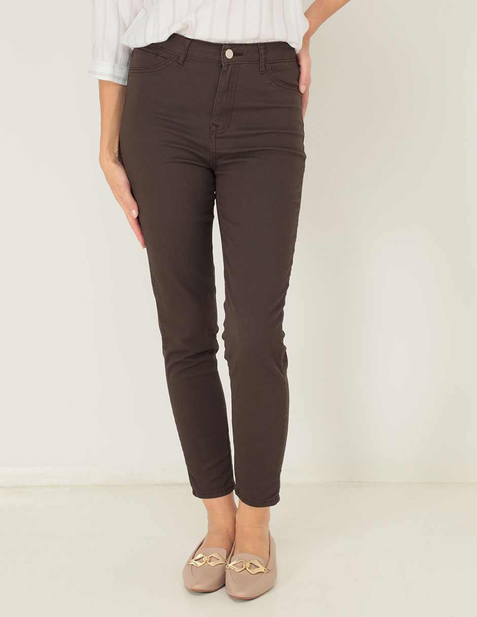 Pantalón chino slim para mujer
