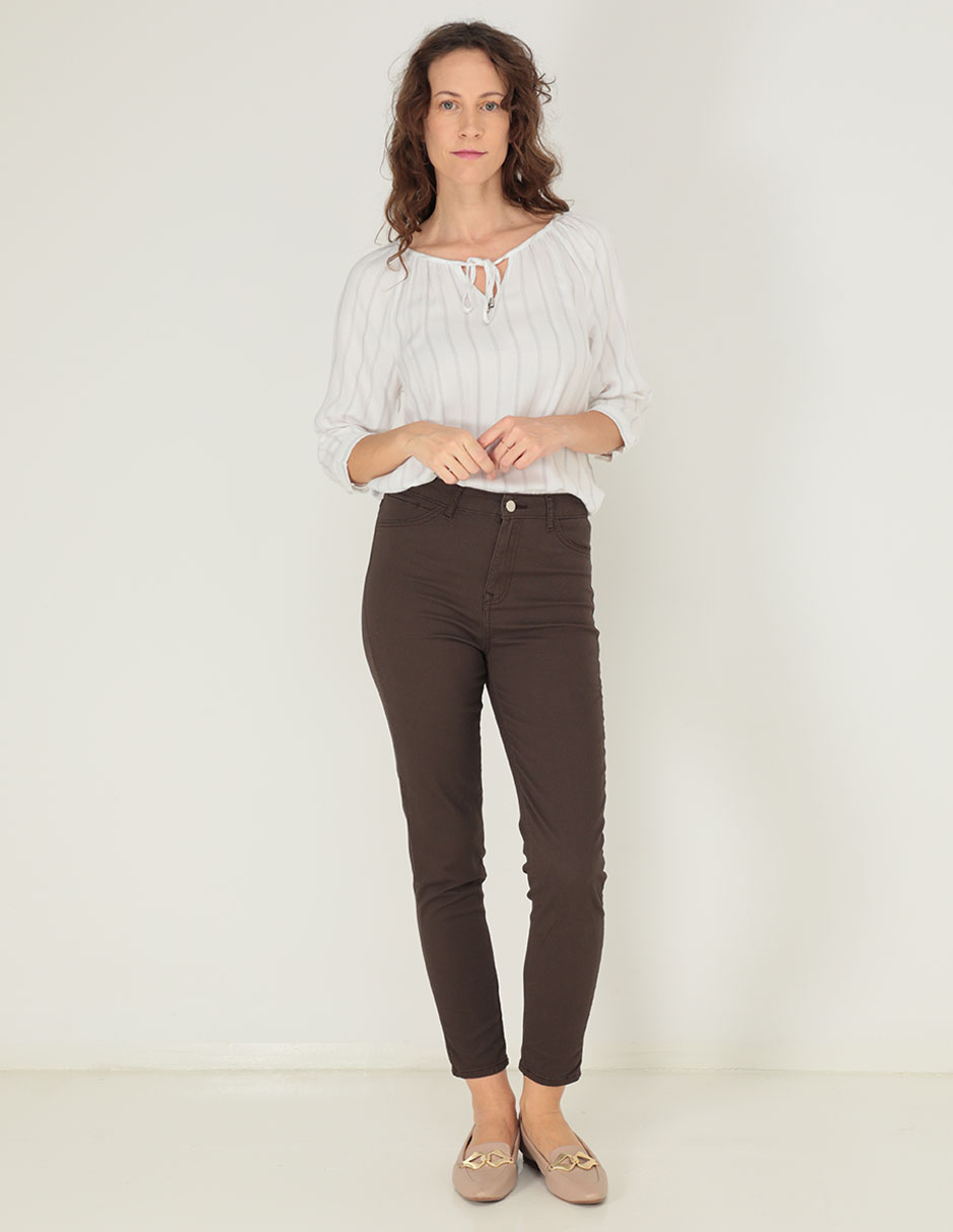 PANTALON WEEKEND, 32, CAFÉ OBSCURO LISO
