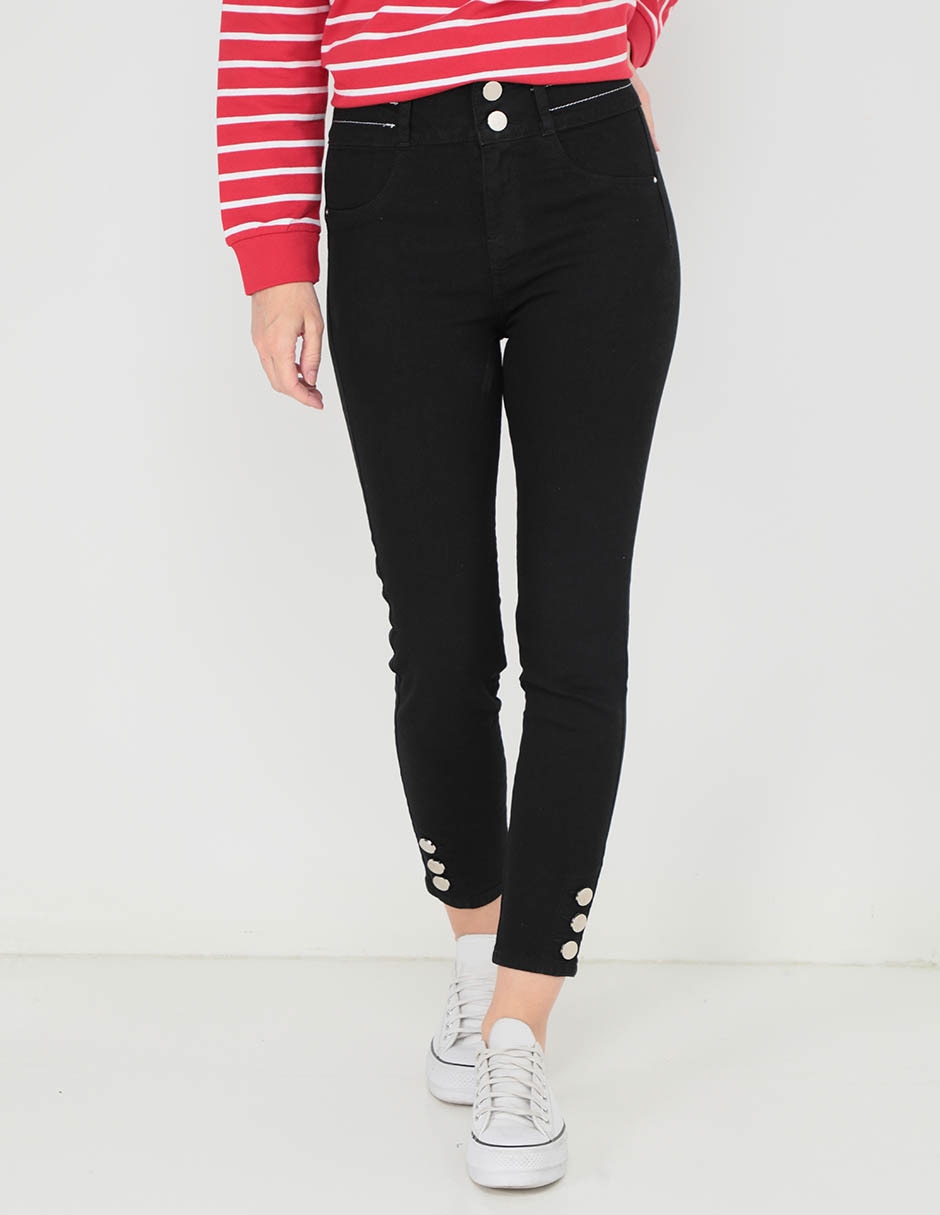 Jeans skinny Non Stop corte cintura para mujer