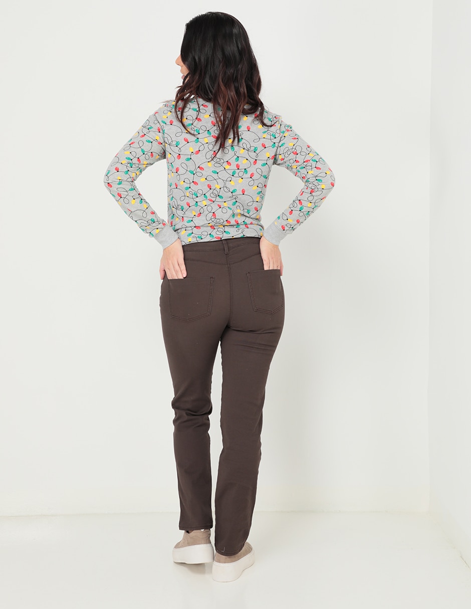 Pantalón capri slim para mujer 2
