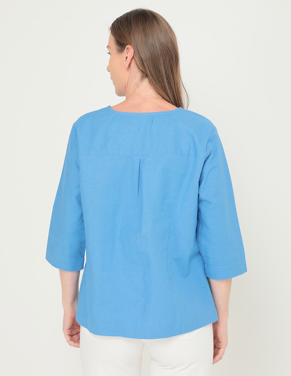 Blusa manga 3/4 para mujer 2