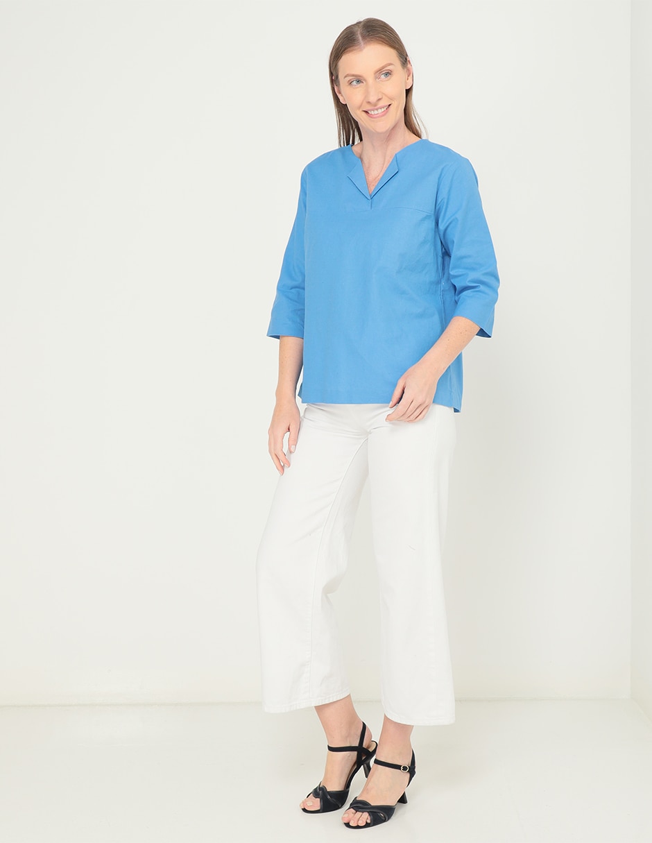 Blusa manga 3/4 para mujer 3