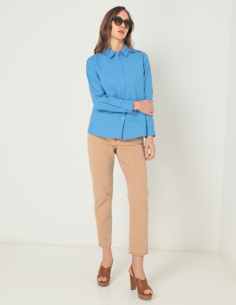 Blusa manga larga para mujer 3