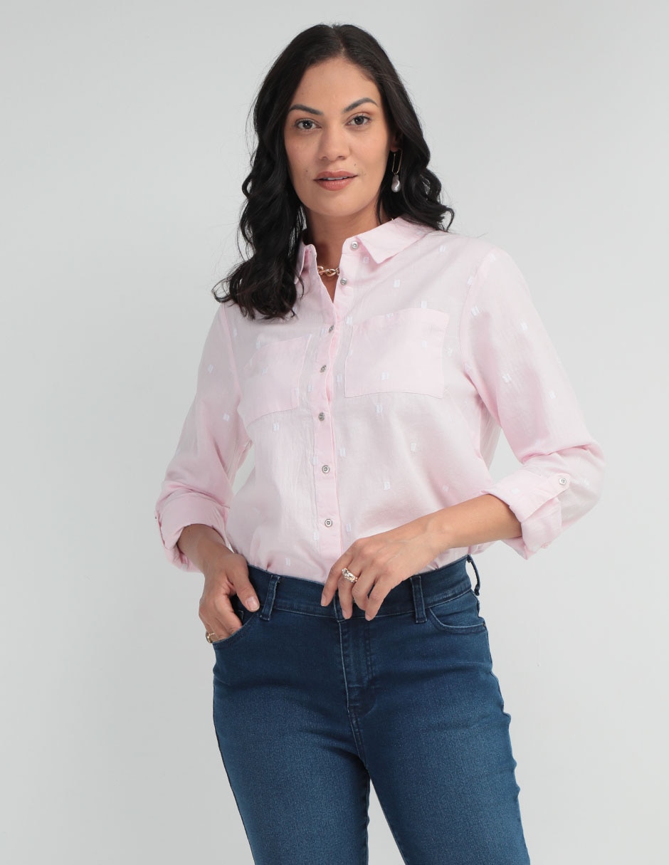 Blusa manga larga para mujer 1