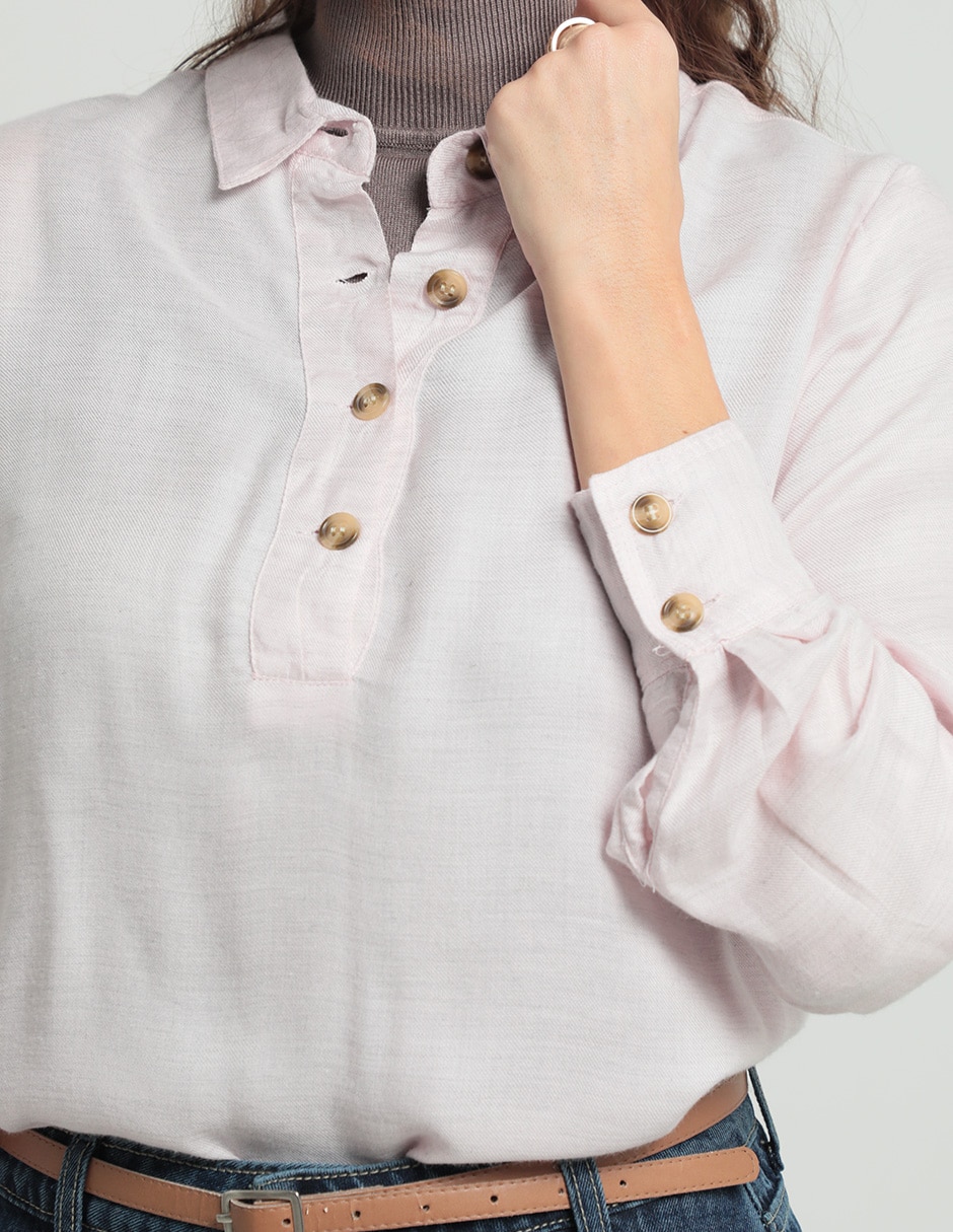 Blusa manga larga para mujer 4