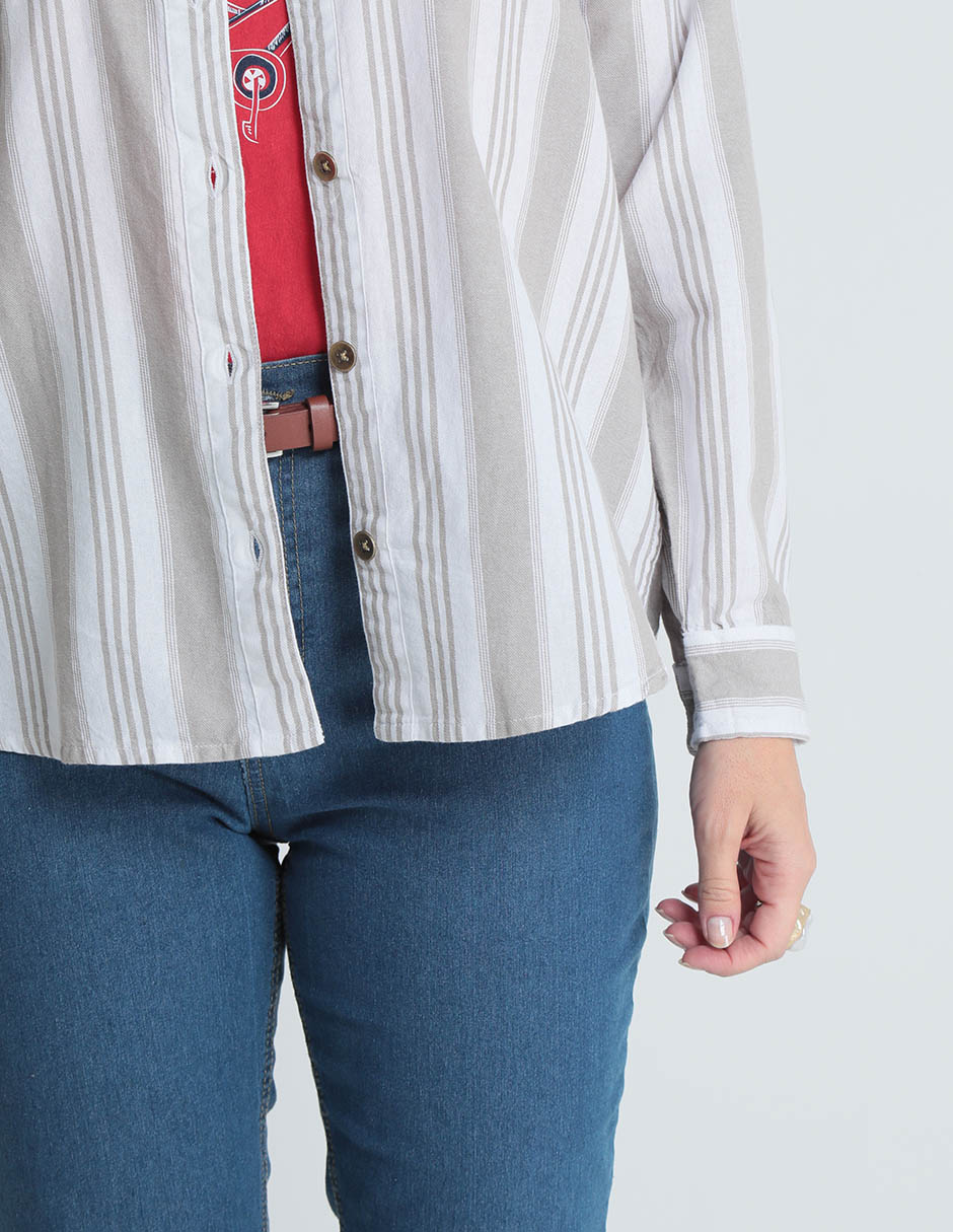 Blusa manga larga para mujer 5