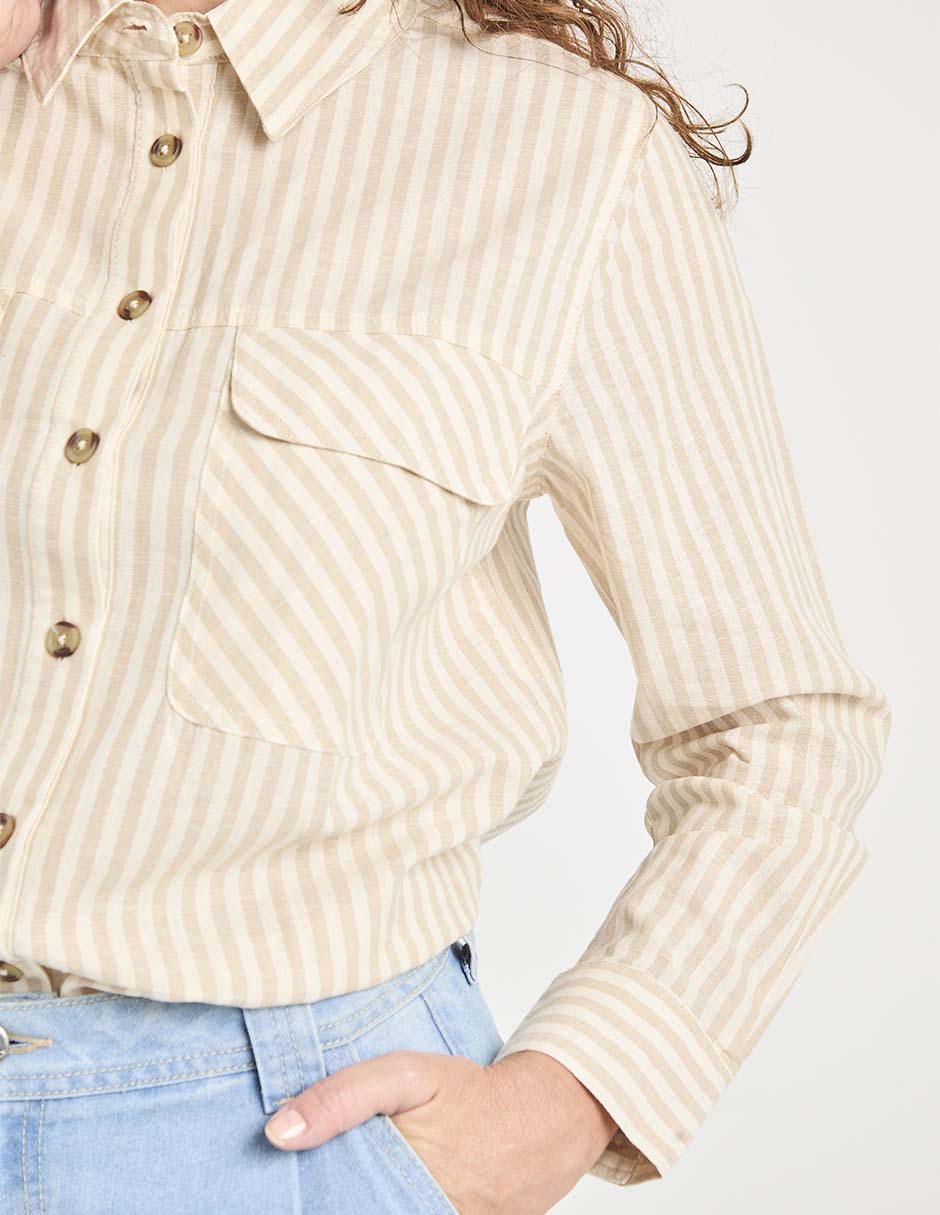 Blusa manga larga para mujer 6