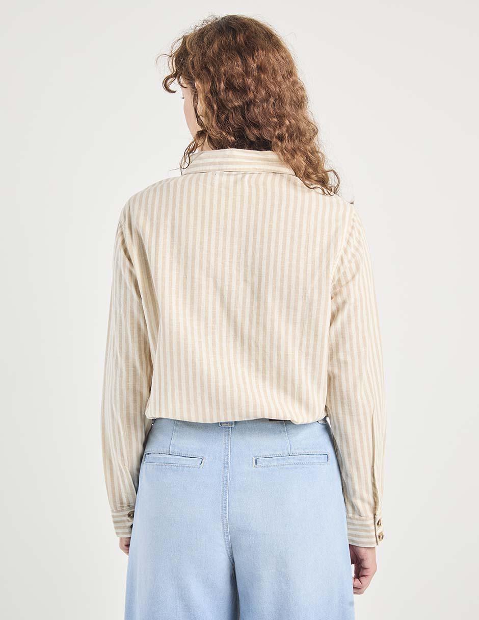 Blusa manga larga para mujer 7