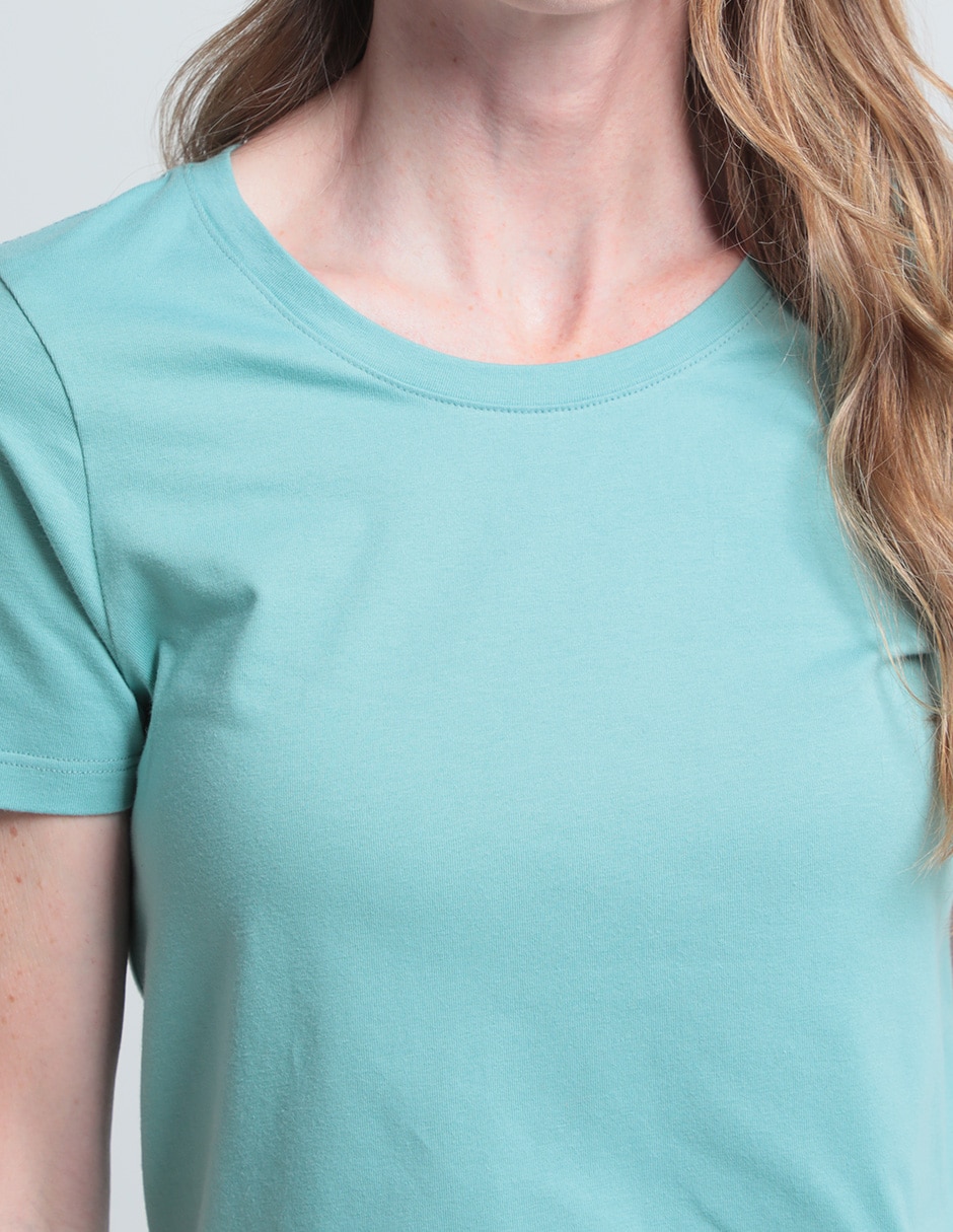 Playera manga corta Weekend cuello redondo para mujer