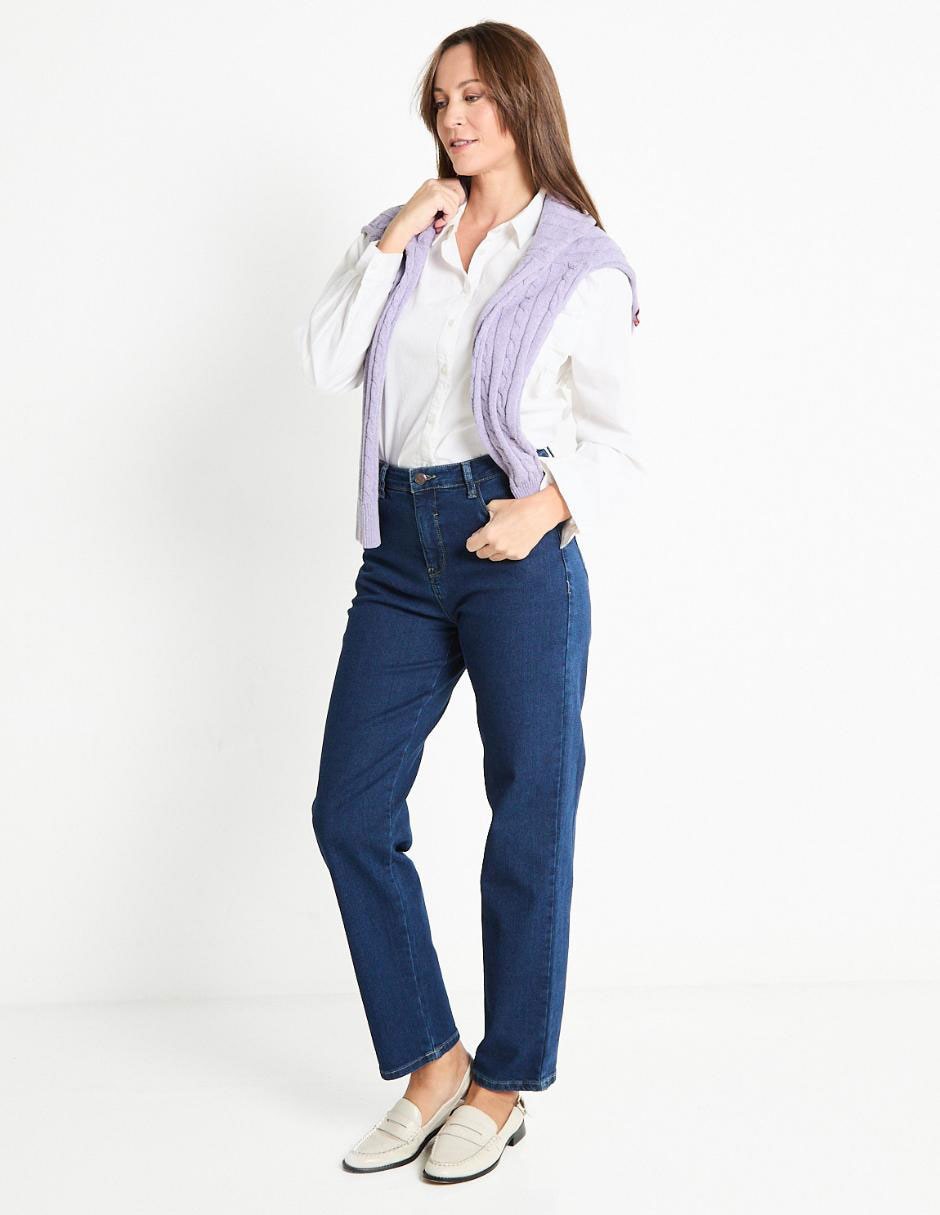 Jeans straight para mujer 3