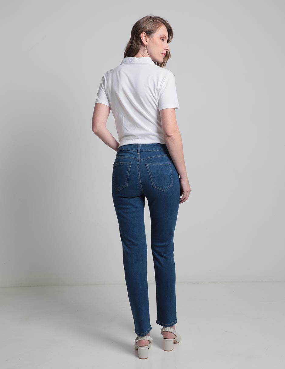 Jeans straight para mujer 2