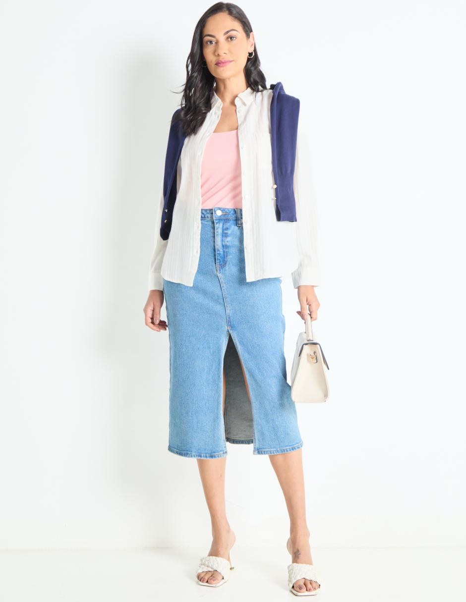 Blusa manga larga para mujer 3
