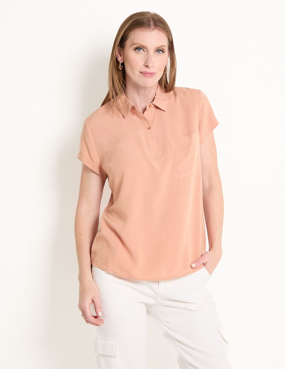 Blusa manga corta para mujer Blusa manga corta para mujer