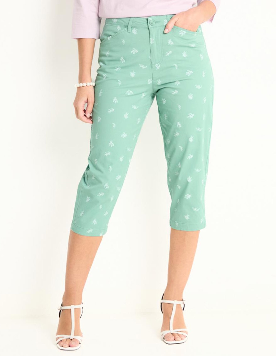 Pantalón capri para mujer