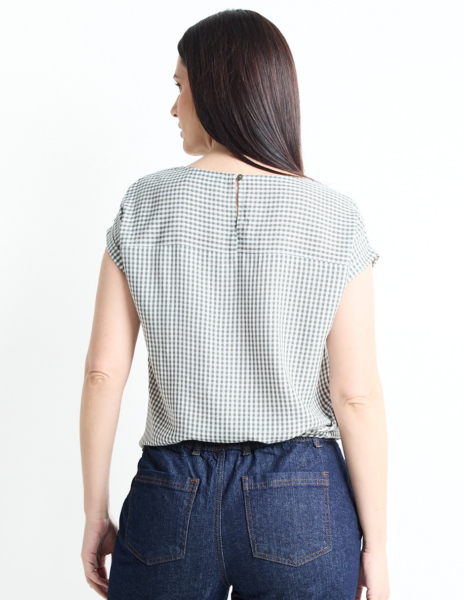 Blusa manga corta para mujer 2