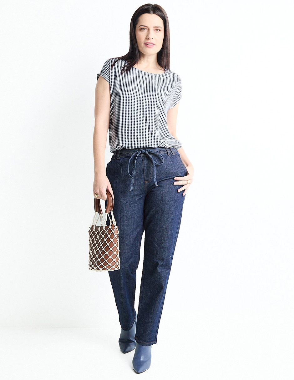 BLUSA WKMN25257-06 WE, CH, AZUL MARINO