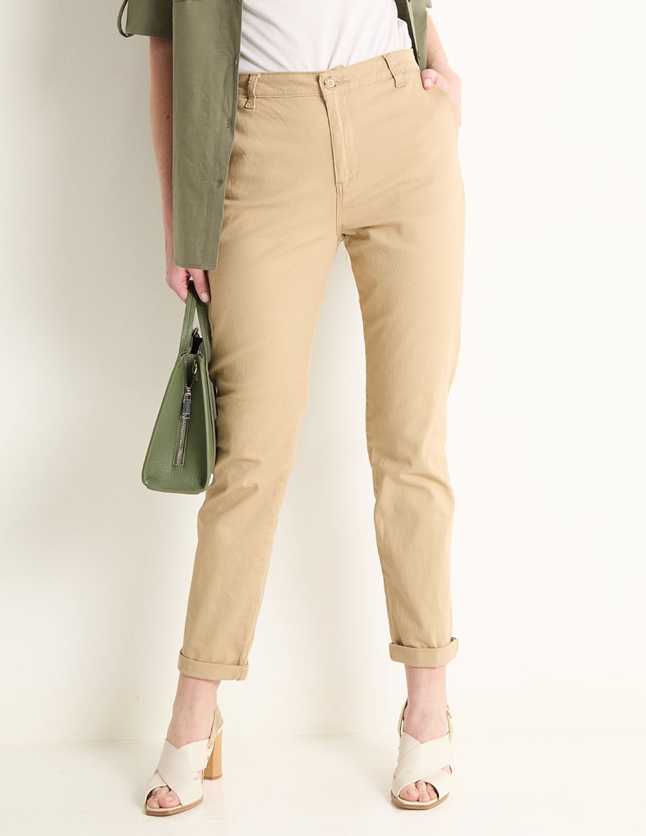 Pantalón slim para mujer