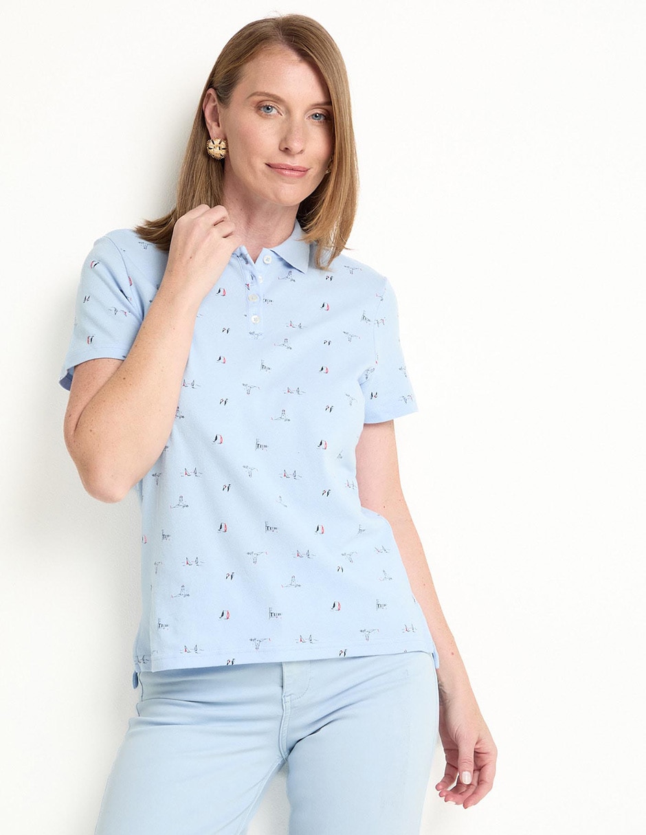 Playera tipo polo para mujer Playera tipo polo para mujer