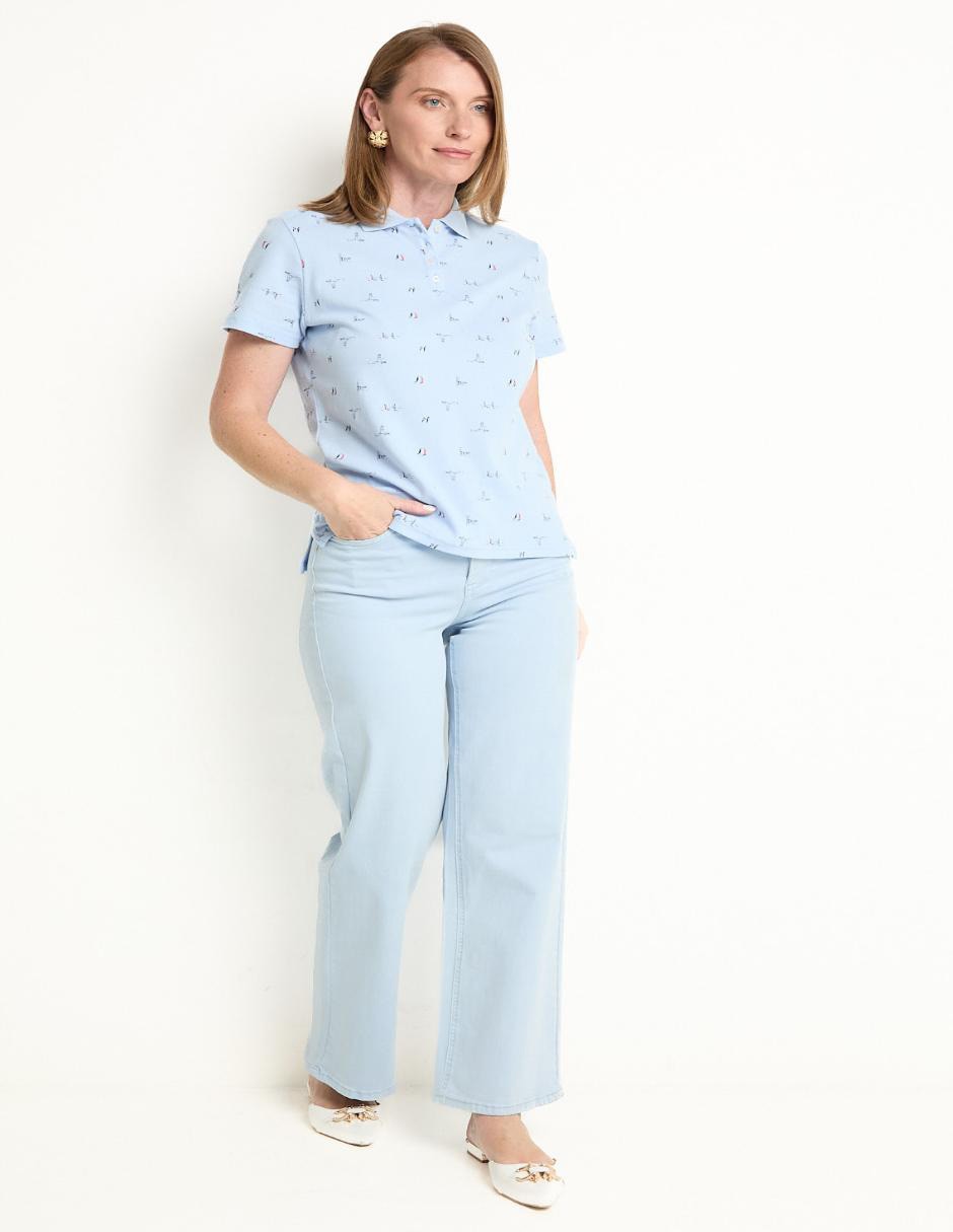 Playera tipo polo para mujer 3