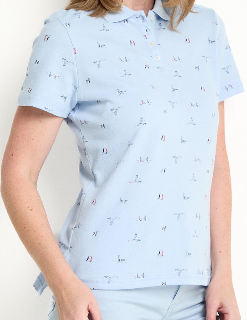 Playera tipo polo para mujer 4