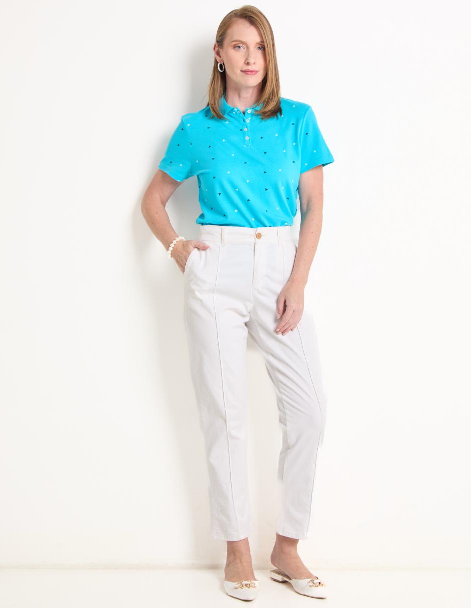 Playera tipo polo para mujer 3