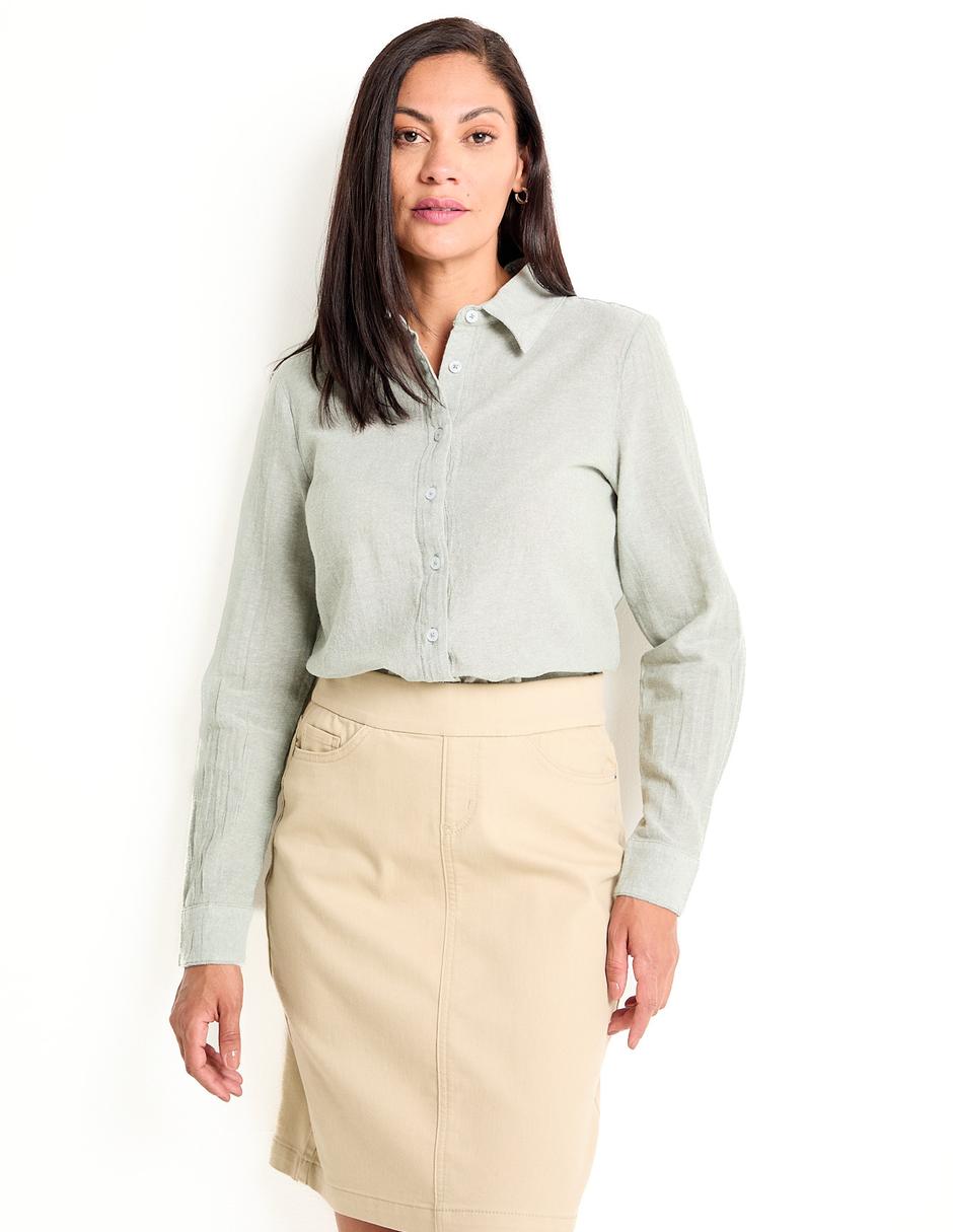 Blusa manga larga para mujer 1