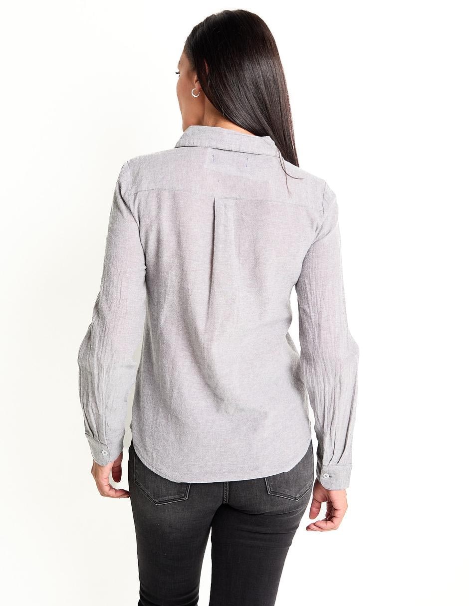 BLUSA WKM25011-09 WEE, M, GRIS OBSCURO