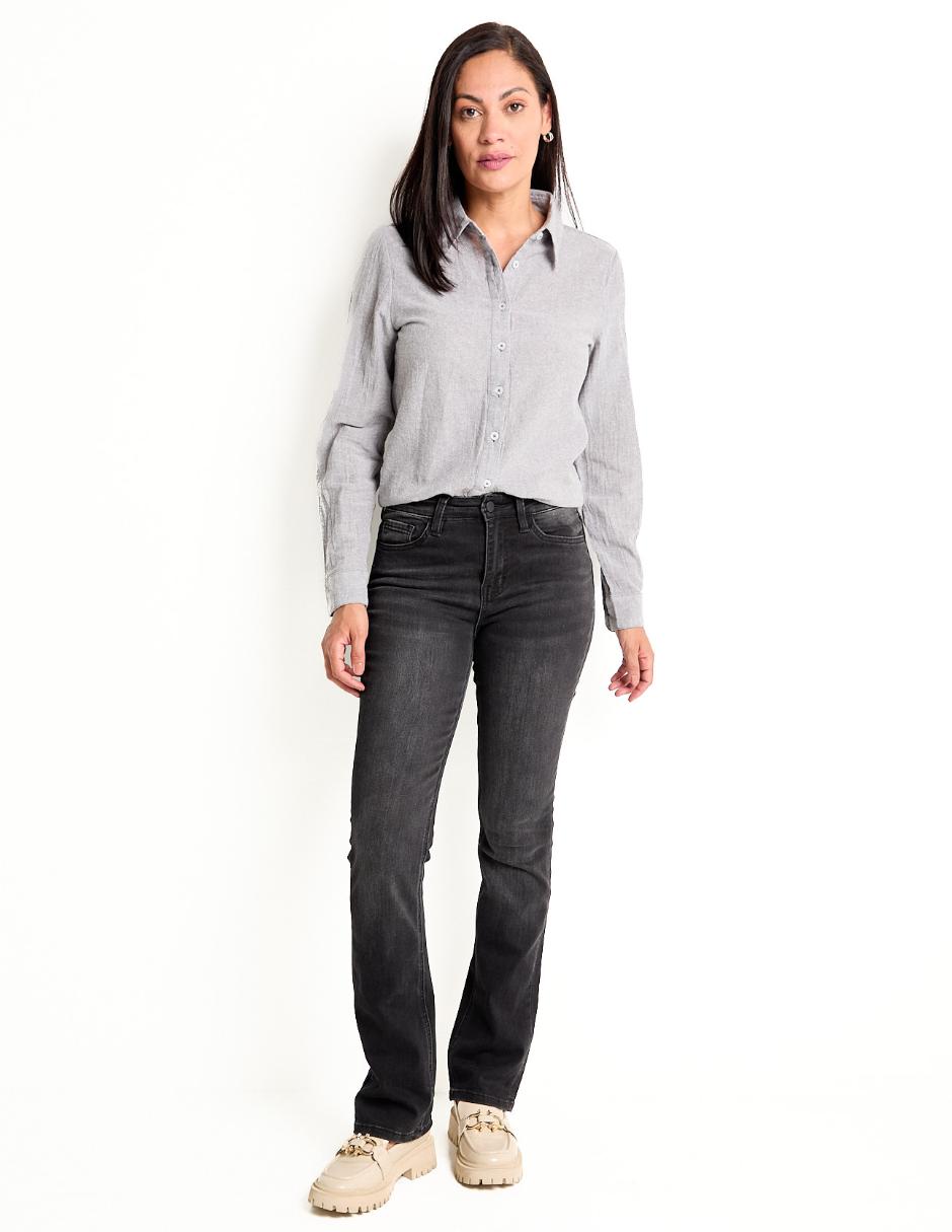 BLUSA WKM25011-09 WEE, M, GRIS OBSCURO