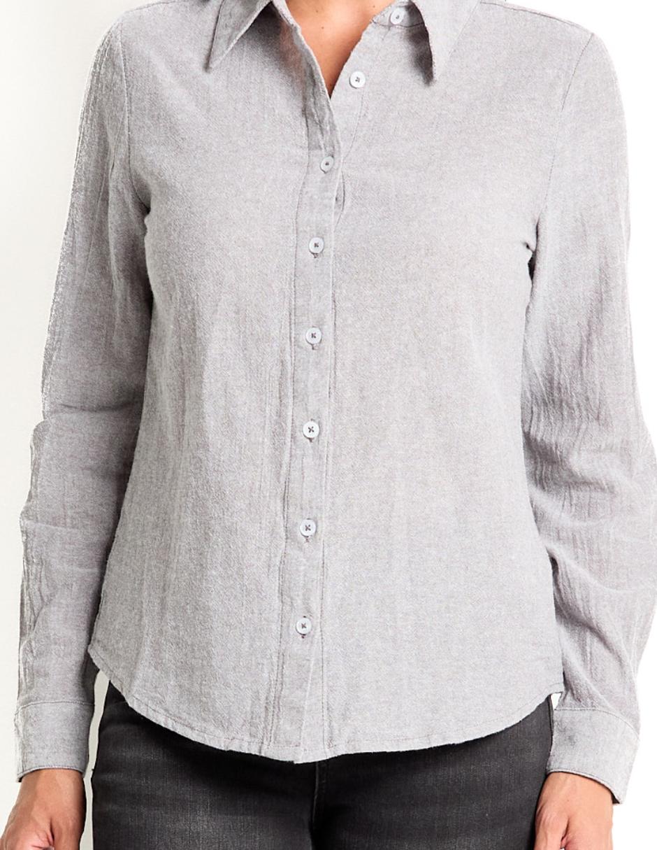 BLUSA WKM25011-09 WEE, M, GRIS OBSCURO