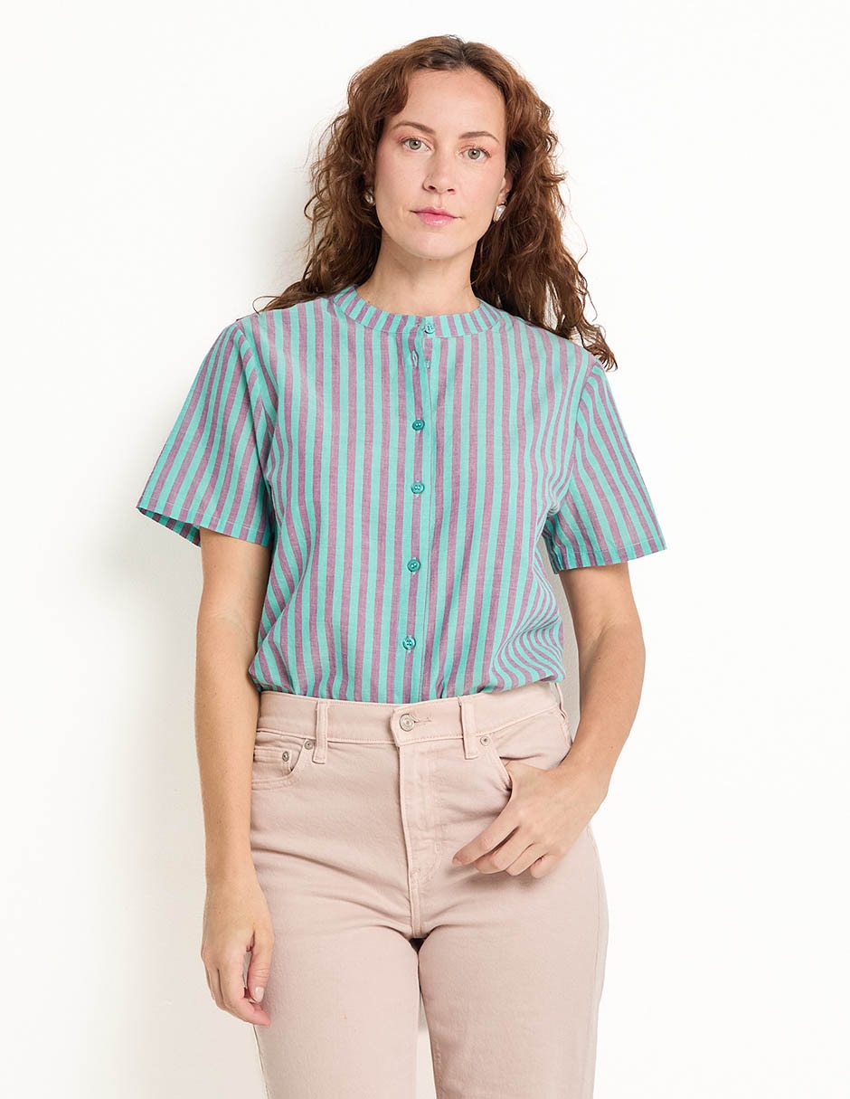 Blusa manga corta para mujer 1