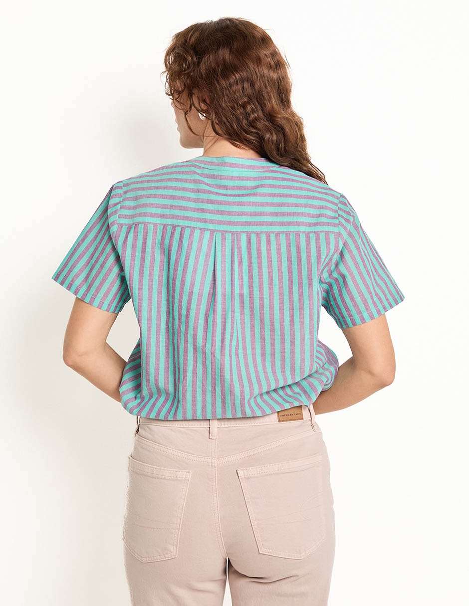 Blusa manga corta para mujer 2