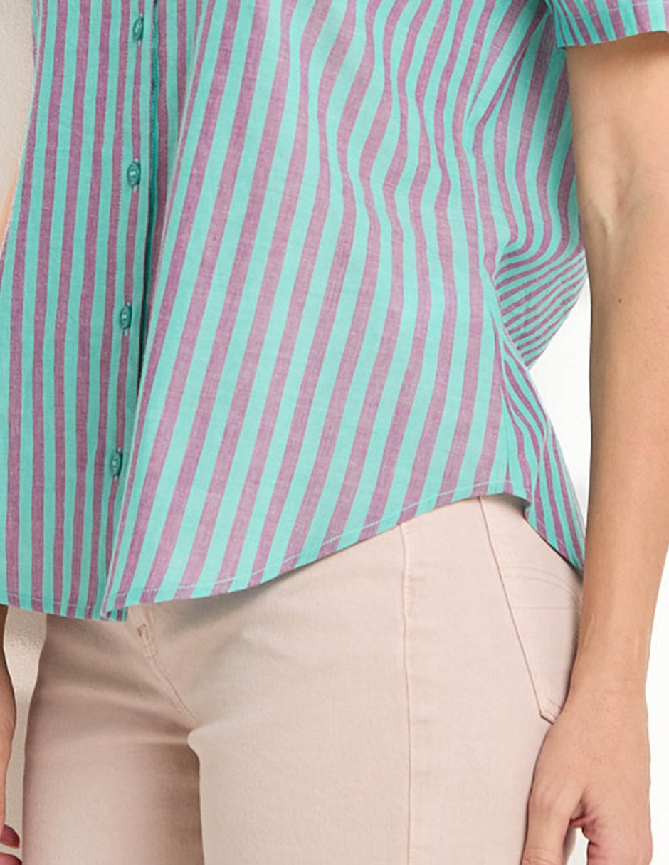 Blusa manga corta para mujer 5
