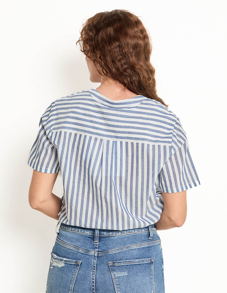 BLUSA WKM25079-08H WEEKE, M, REY MEDIO