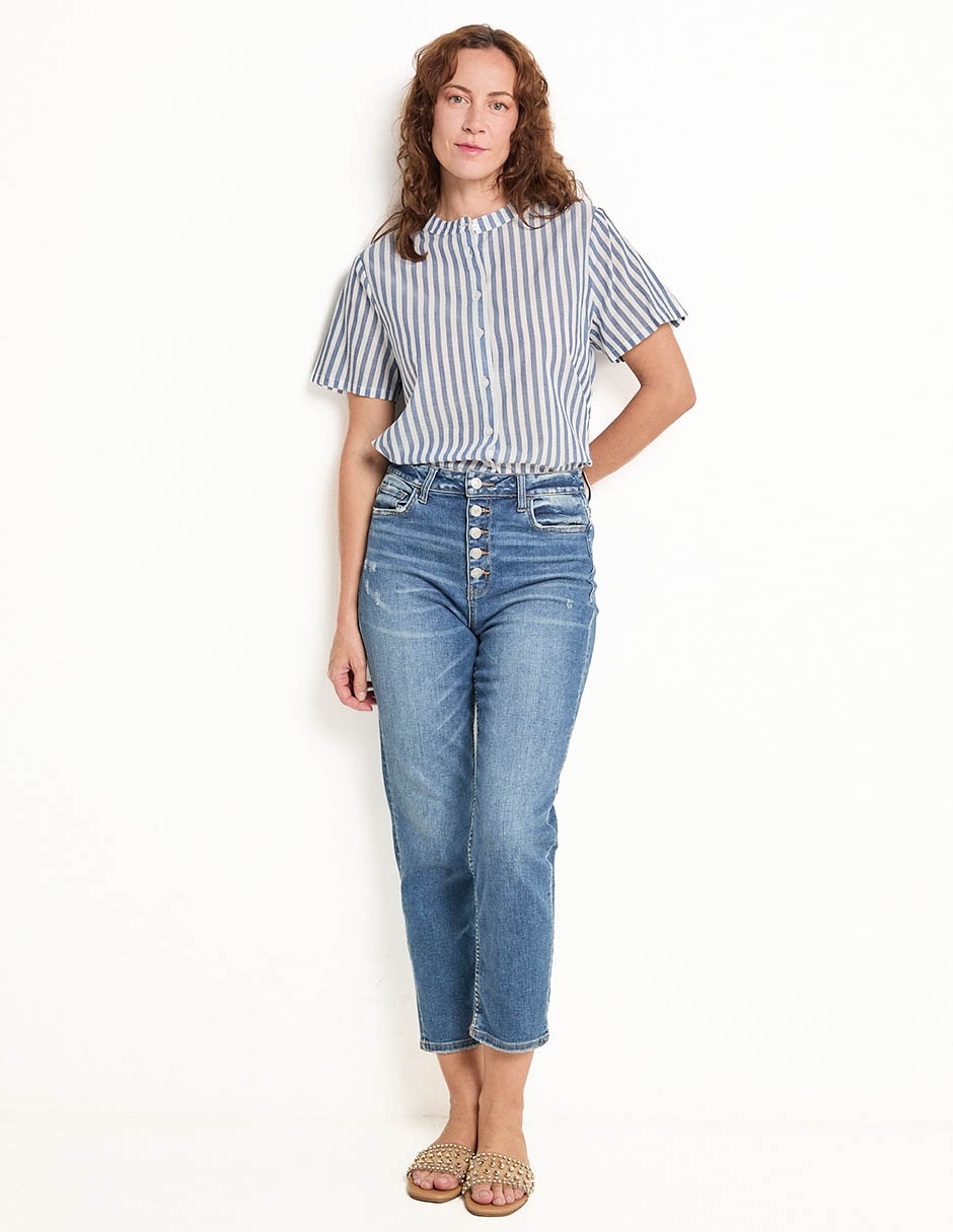 BLUSA WKM25079-08H WEEKE, M, REY MEDIO