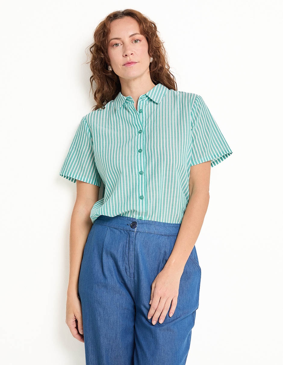 Blusa manga corta para mujer 1