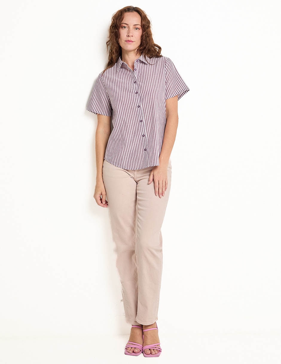 Blusa manga corta para mujer 3