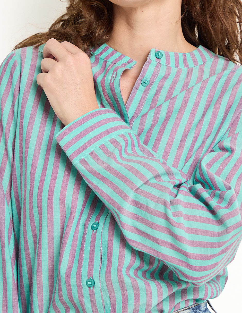 Blusa manga larga para mujer 4
