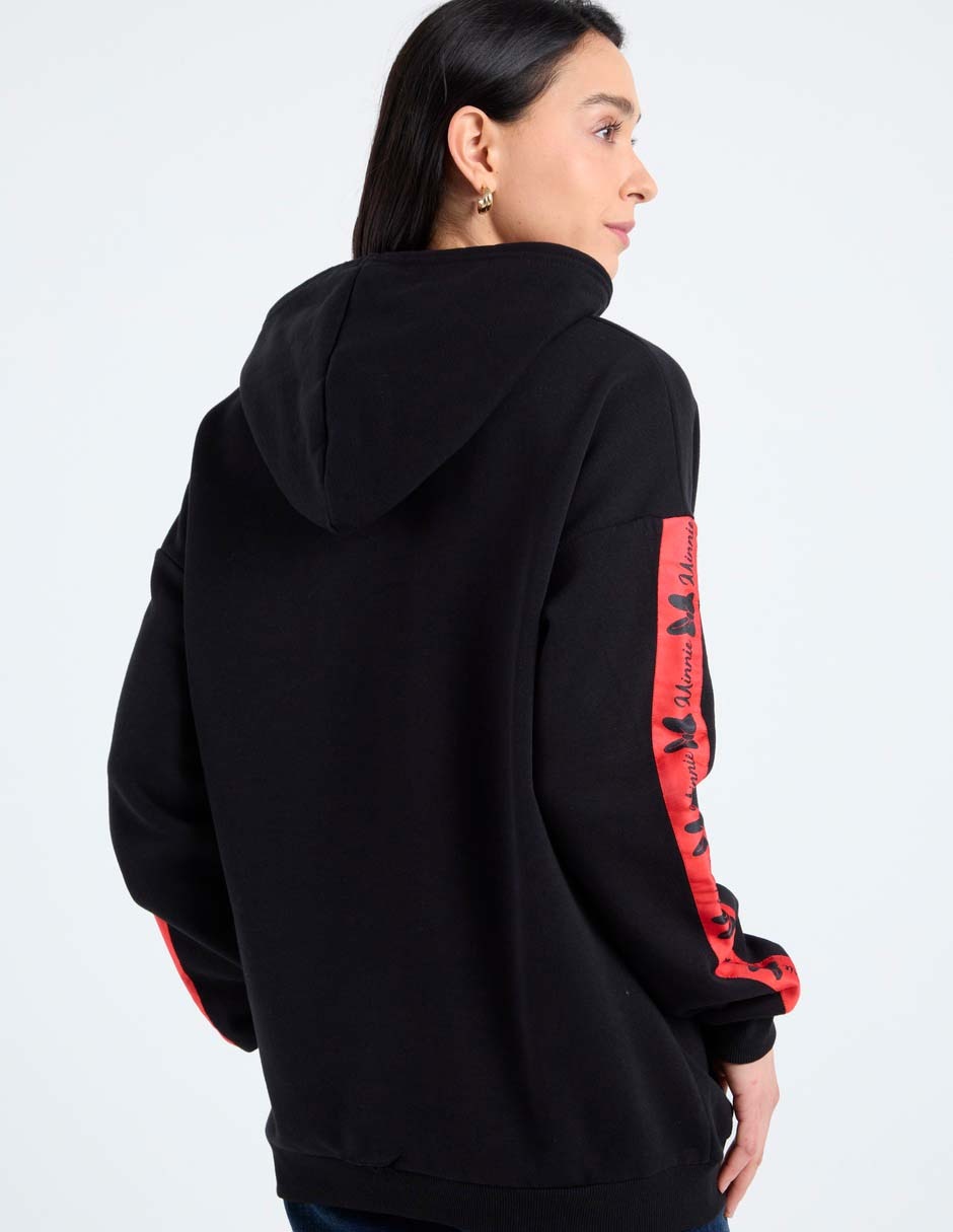Sudadera con capucha y bolsa Minnie Mouse para mujer 2