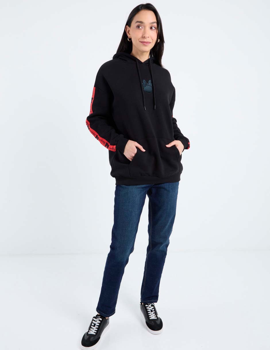 Sudadera con capucha y bolsa Minnie Mouse para mujer 3