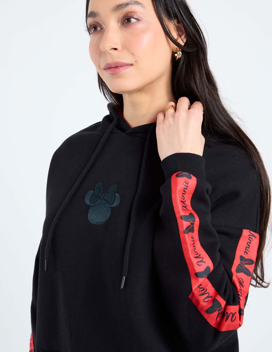 Sudadera con capucha y bolsa Minnie Mouse para mujer 4