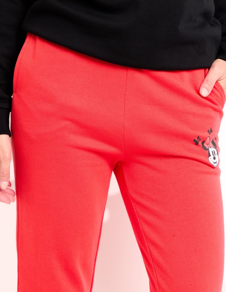 Pants slim con elástico para mujer 4