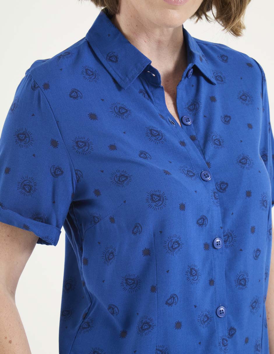Blusa manga corta para mujer 4