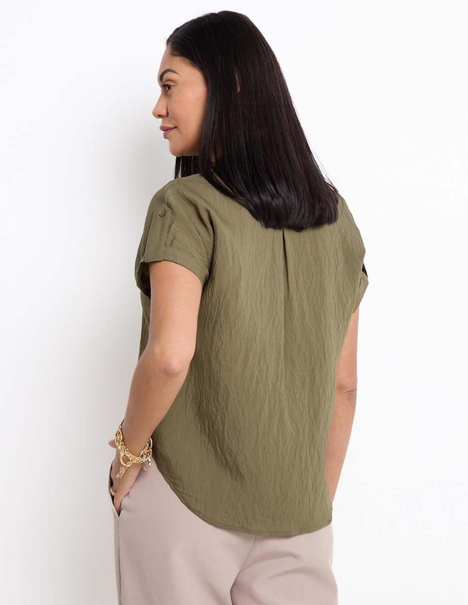 Blusa manga corta para mujer 2