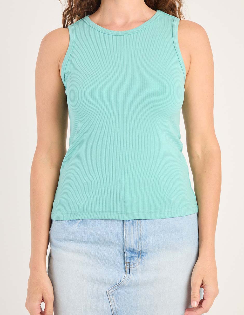 Top cuello redondo tirante ancho 5