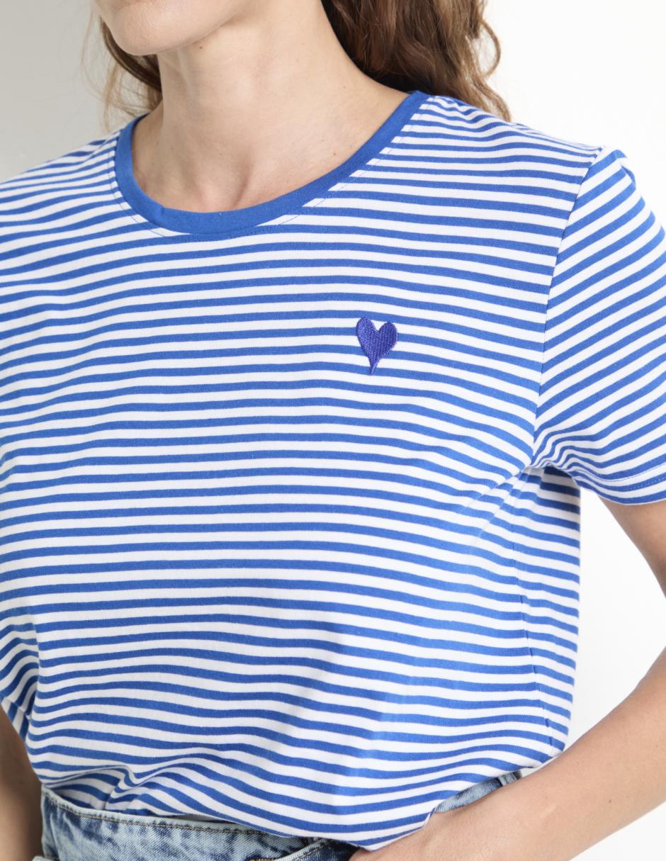 Playera manga corta Weekend cuello redondo para mujer